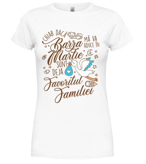  model  pe tricou