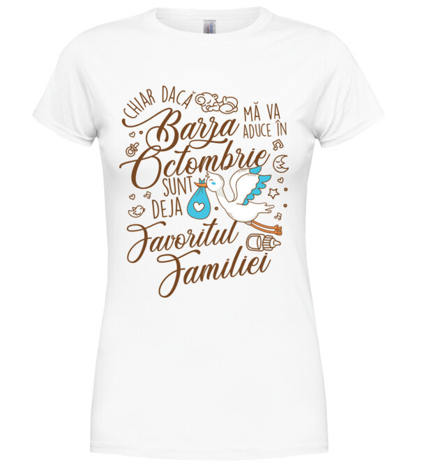  model  pe tricou