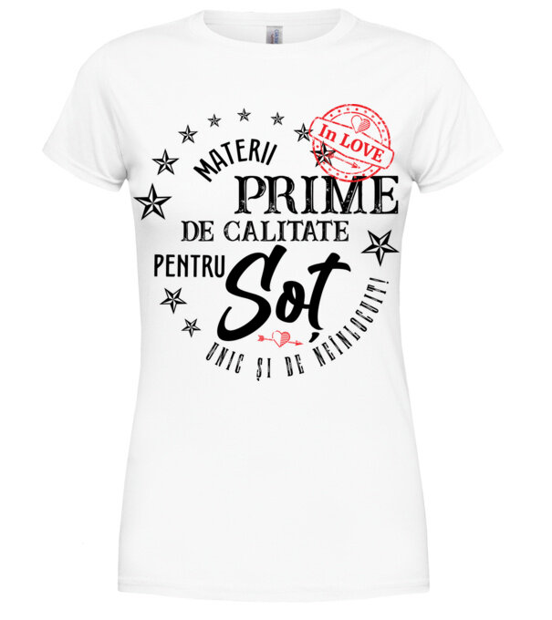  model  pe tricou