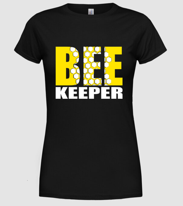 BeeKeeper model negru pe tricou