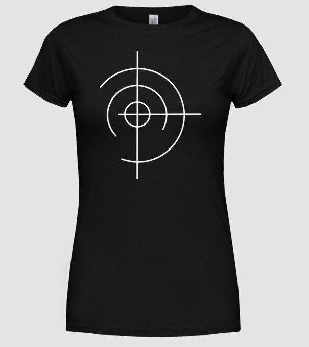 Aim shoot model negru pe tricou