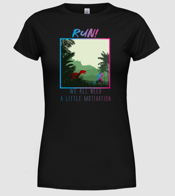 Dire Motivation - Teribil de motivat model negru pe tricou