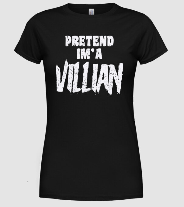 Villian carnaval model negru pe tricou