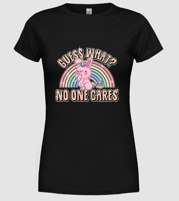 Guess what iepure-unicorn model negru pe tricou