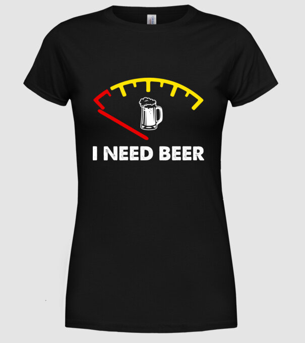 I need beer model negru pe tricou