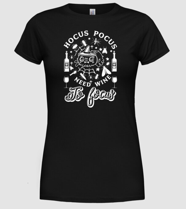 I need vine to focus model negru pe tricou