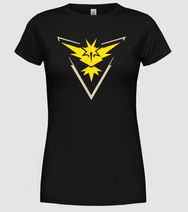 Instinct team logo model negru pe tricou