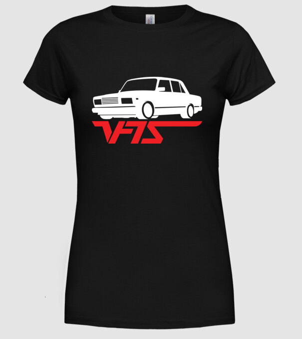 Lada model negru pe tricou