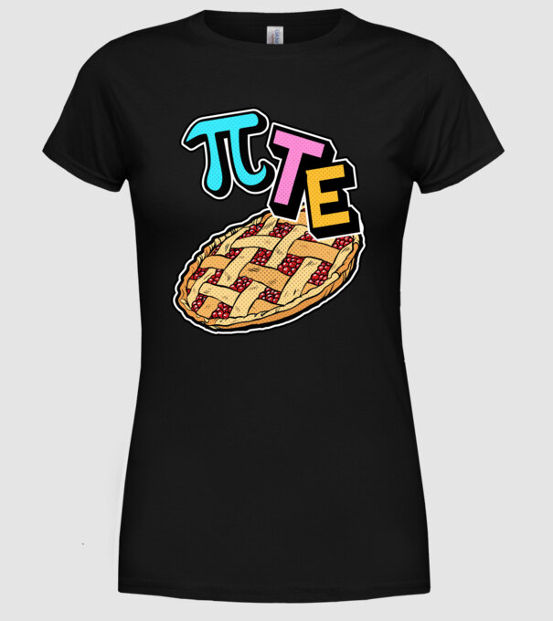 model negru pe tricou