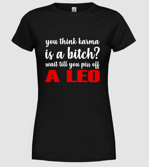 Piss of a LEO model negru pe tricou