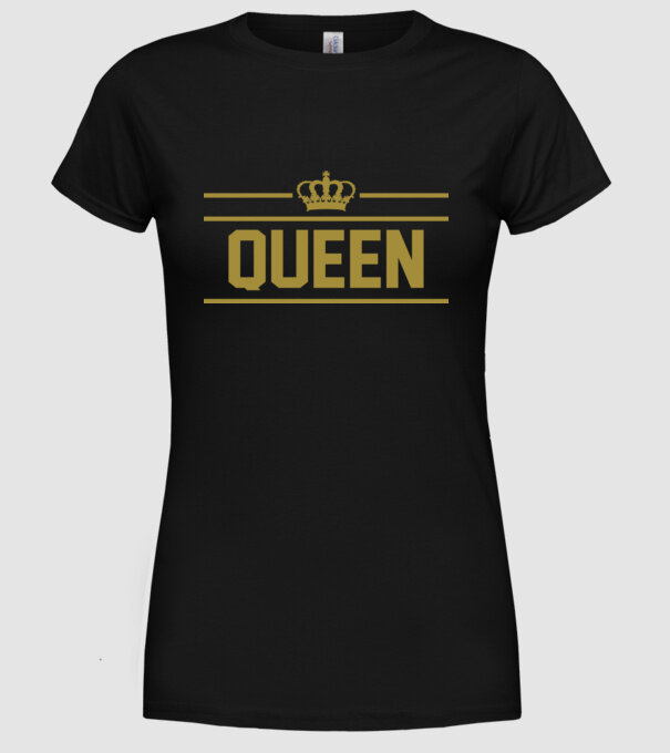 Queen model negru pe tricou