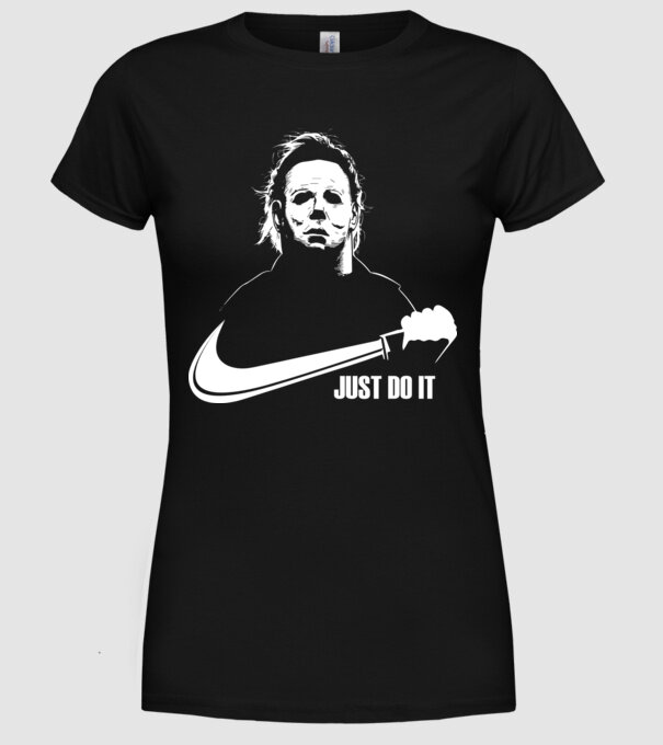 Serial killer model negru pe tricou