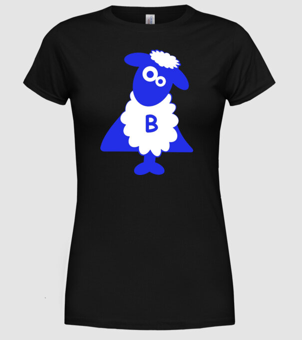 SuperMiel model negru pe tricou