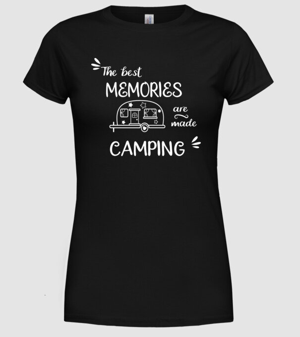 The best memories model negru pe tricou
