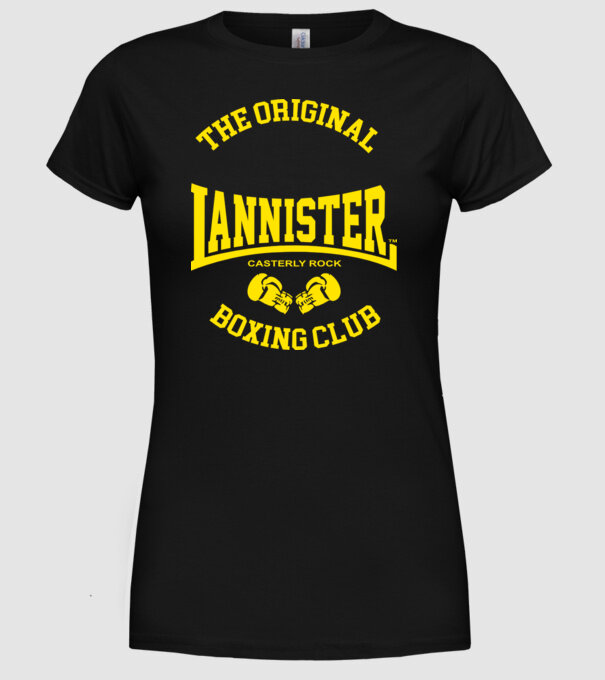 The Original Lannister model negru pe tricou