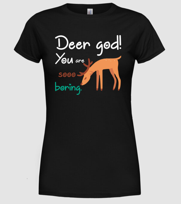 You = boring model negru pe tricou