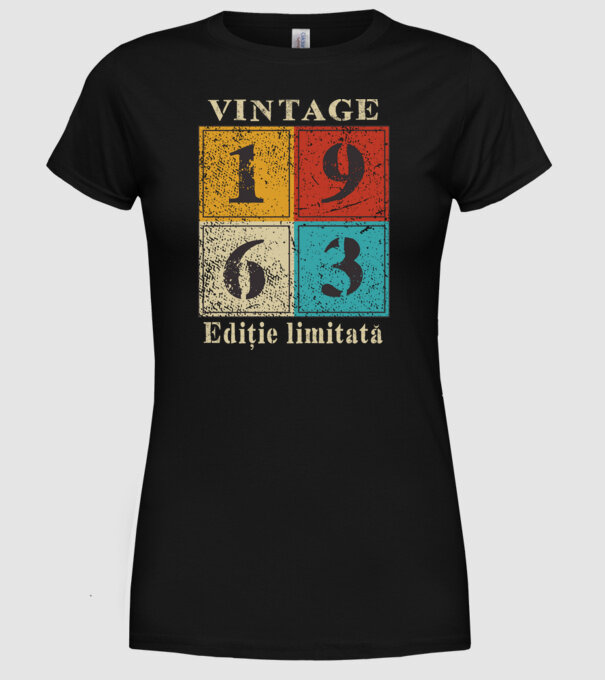 1963 - Ediție limitată model negru pe tricou