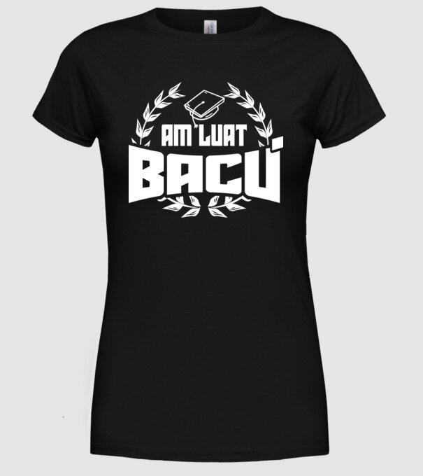 Am luat bacu model negru pe tricou