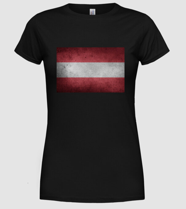 AUSTRIA model negru pe tricou