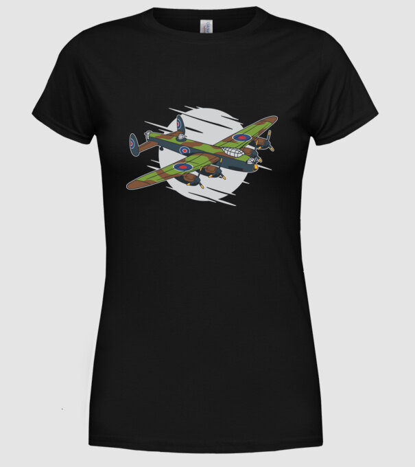 Avioane model negru pe tricou