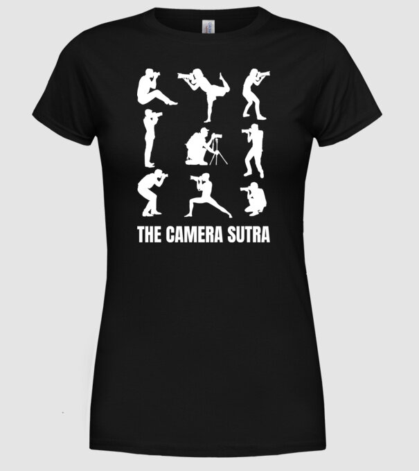 Camera sutra model negru pe tricou