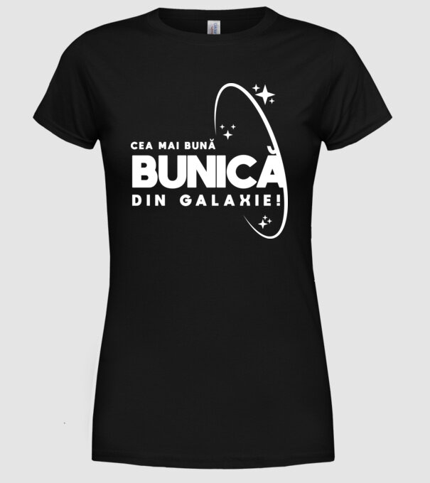 Cea mai bună mamă din Galaxie! model negru pe tricou