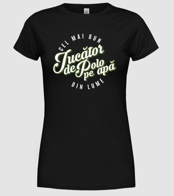 Cel mai bun Jucător de polo pe apă din lume model negru pe tricou