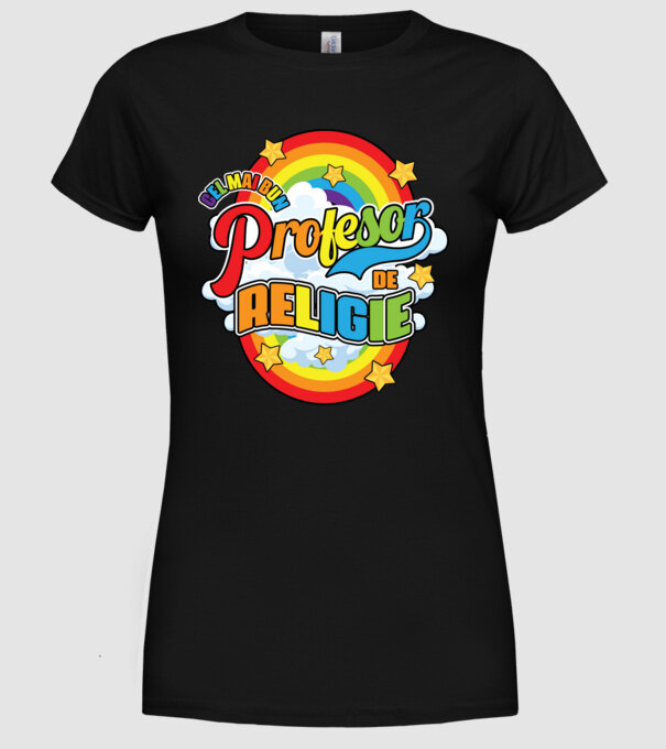 Cel mai bun religie D5291810 model negru pe tricou