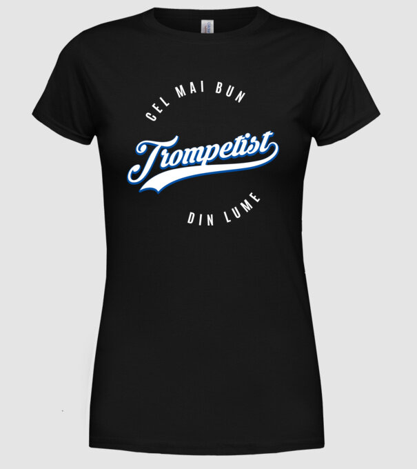 Cel mai bun trompetist din lume model negru pe tricou
