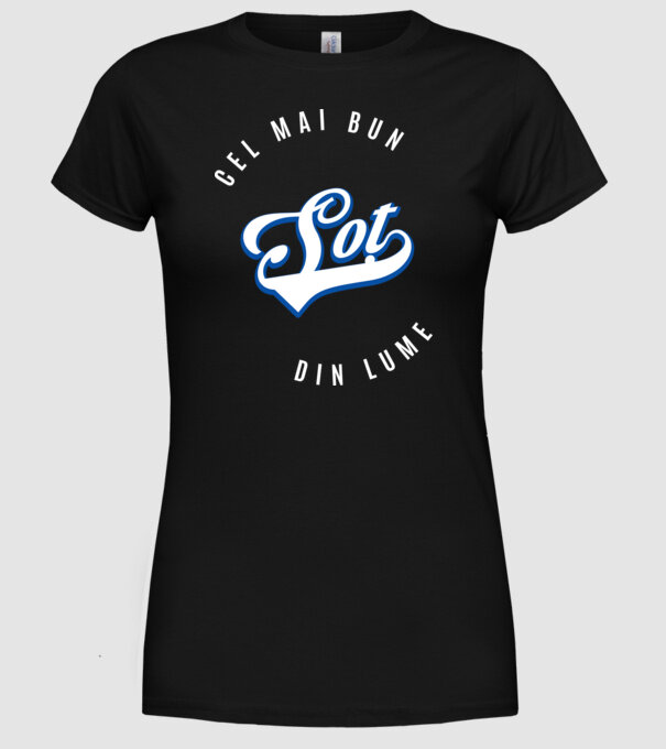 Cel mai bun SOȚ din lume model negru pe tricou