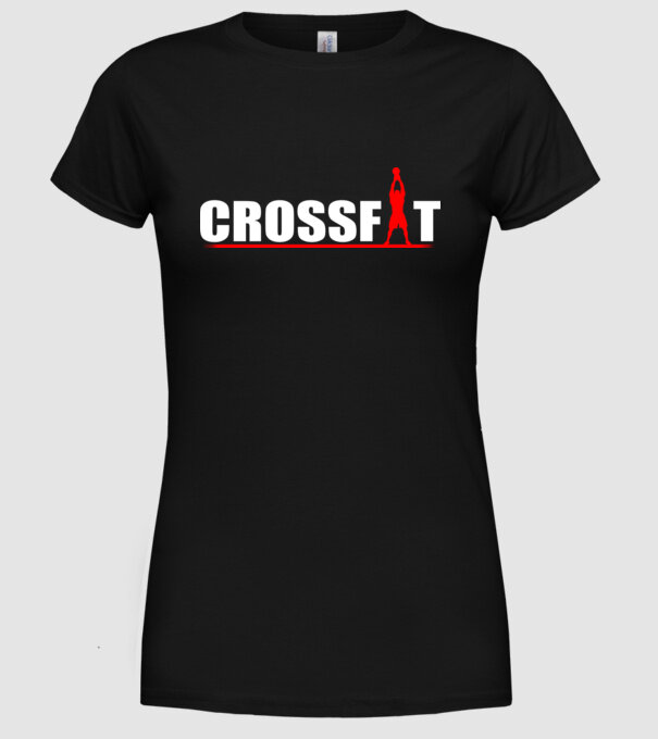 Crossfit model negru pe tricou