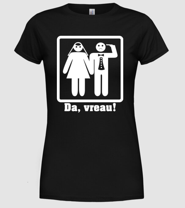 Da, vreau model negru pe tricou