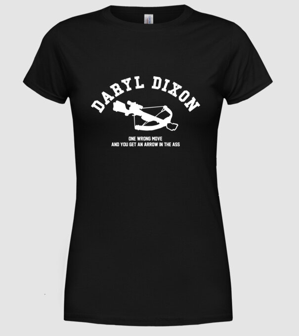Daryl Dixon model negru pe tricou