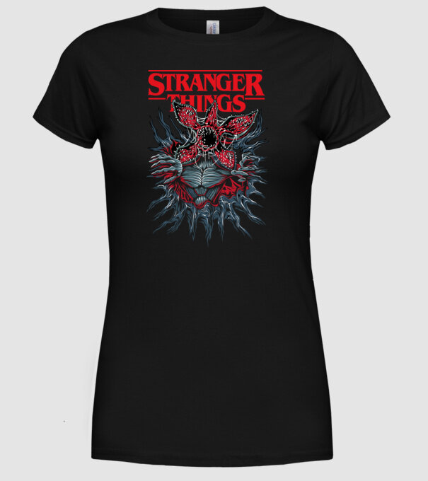 DEMOGORGON model negru pe tricou