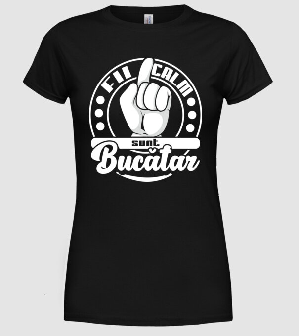 Fii calm... sunt bucătar model negru pe tricou
