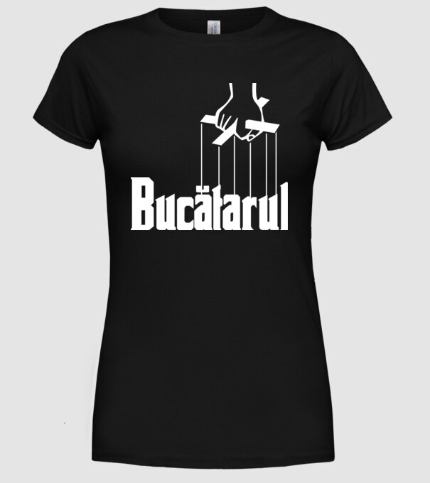 Bucătarul model negru pe tricou