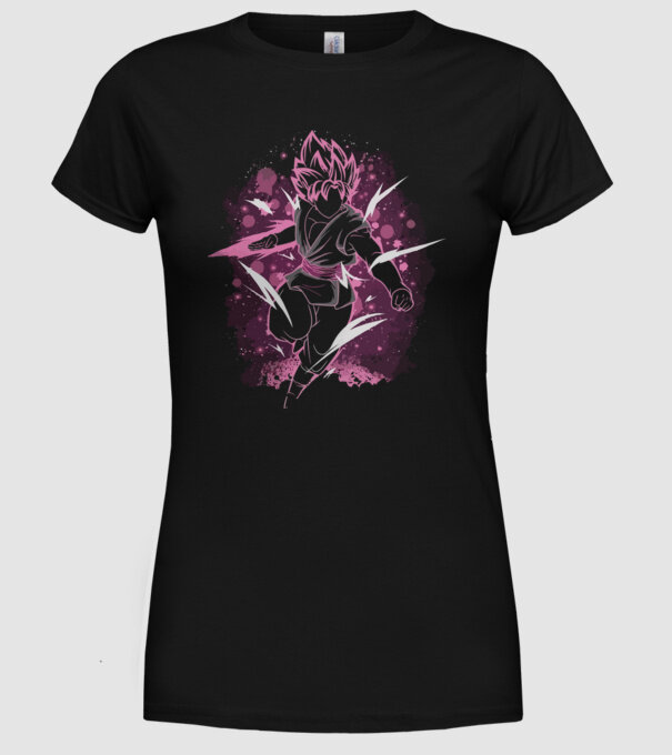 goku training model negru pe tricou
