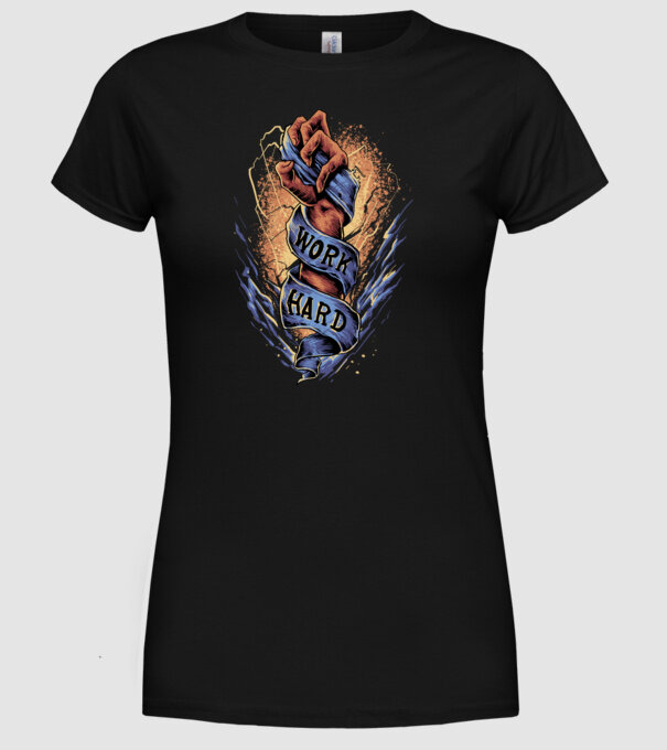 Graffiti model negru pe tricou