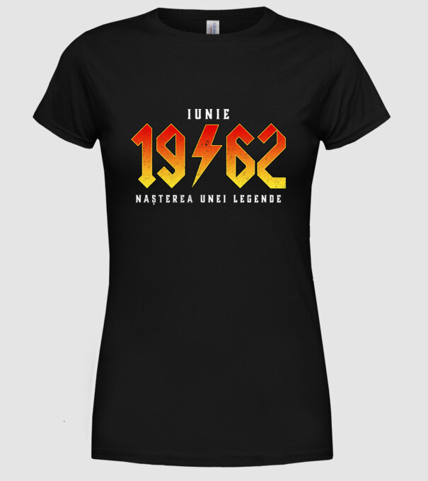 Iunie - 1962 - nașterea unei legende model negru pe tricou