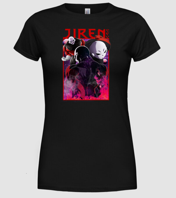 jiren dragonball model negru pe tricou