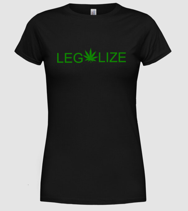Legalize model negru pe tricou