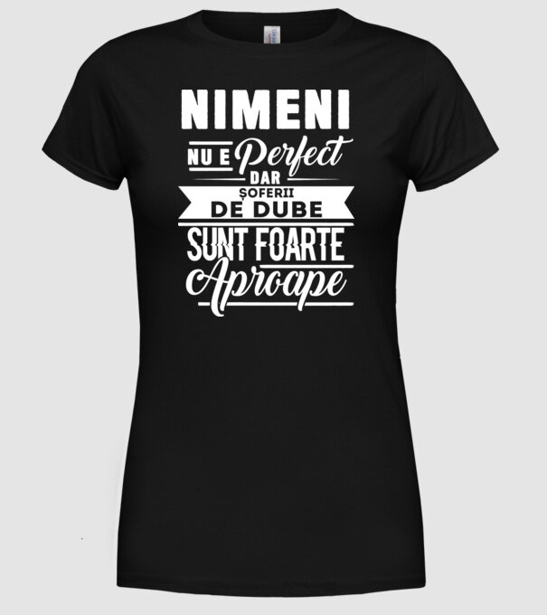 Nimeni nu e perfect, dar șoferii de dube sunt foarte aproape model negru pe tricou