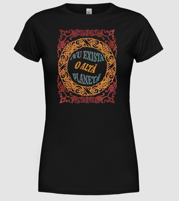 Nu există o altă planetă model negru pe tricou