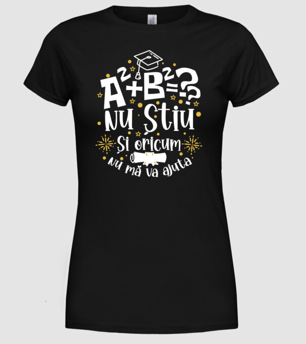 Nu știu, și oricum nu mă va ajuta model negru pe tricou