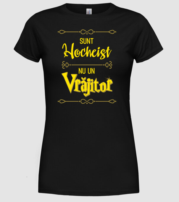 sunt hocheist, nu un vrăjitor model negru pe tricou