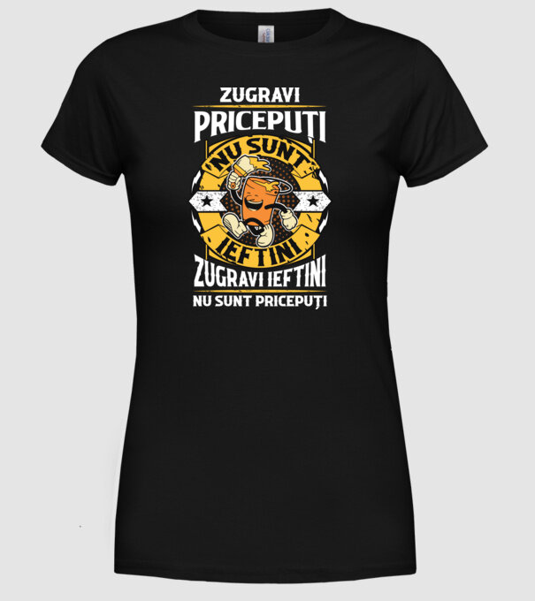 zugravii pricepuți nu sunt ieftini, zugravii ieftini nu sunt pricepuți model negru pe tricou