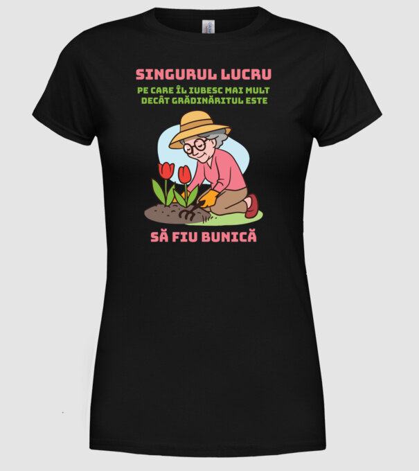Singurul lucru model negru pe tricou