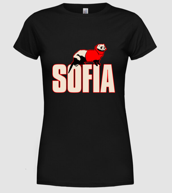 sofia la casa de papel model negru pe tricou