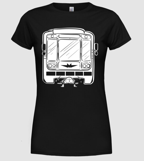 Trenuri model negru pe tricou