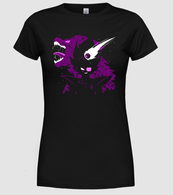 vegeta monkey dragonball model negru pe tricou